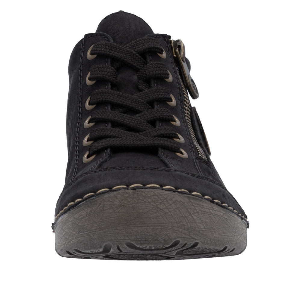 RIEKER Damen Schnürstiefel