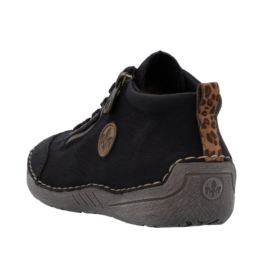 RIEKER Damen Schnürstiefel
