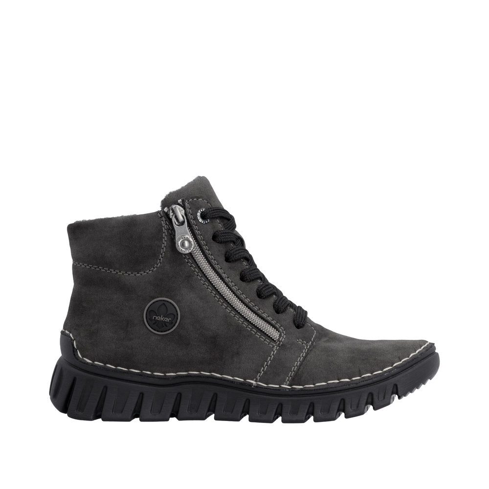 RIEKER Damen Schnürstiefel