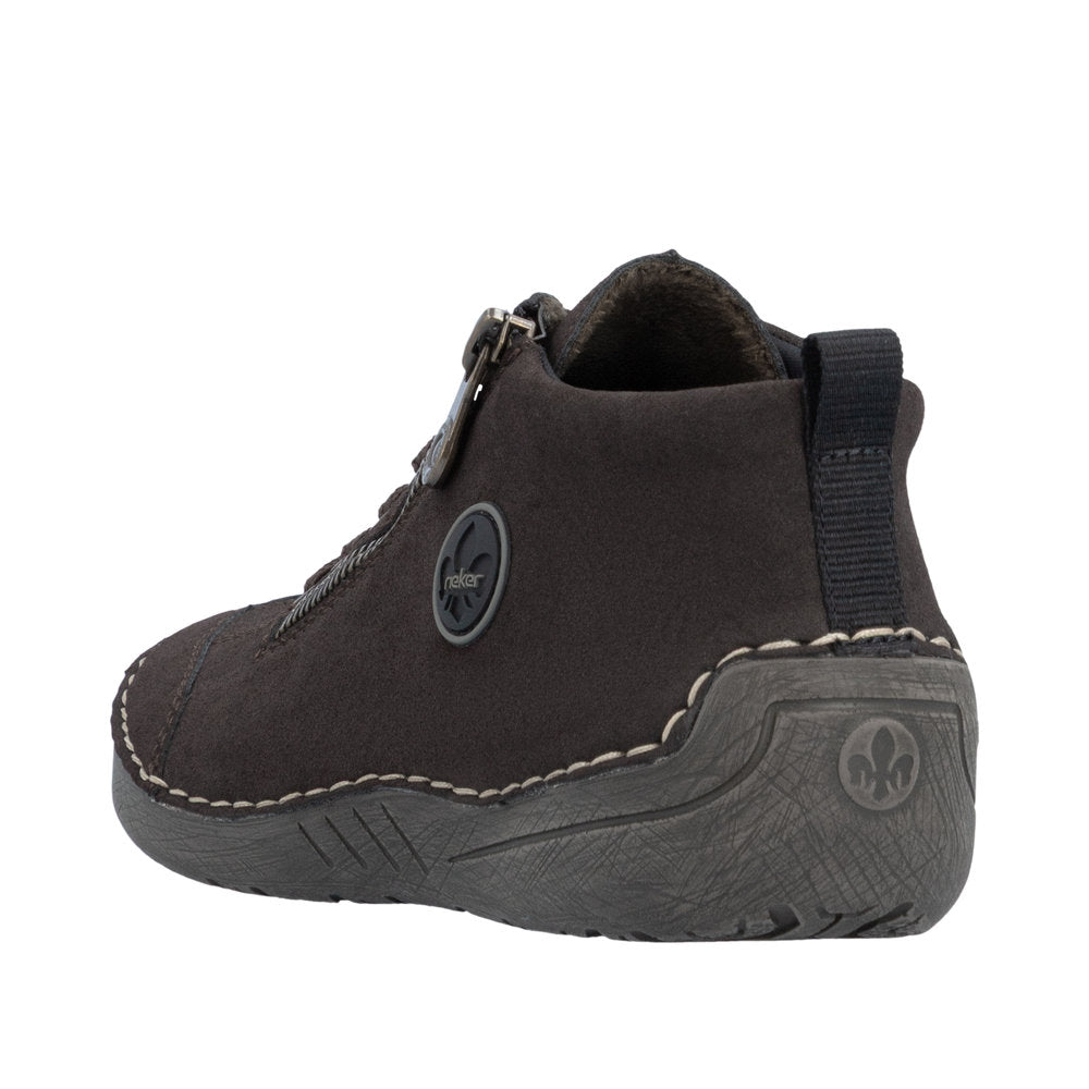 RIEKER Damen Schnürstiefel