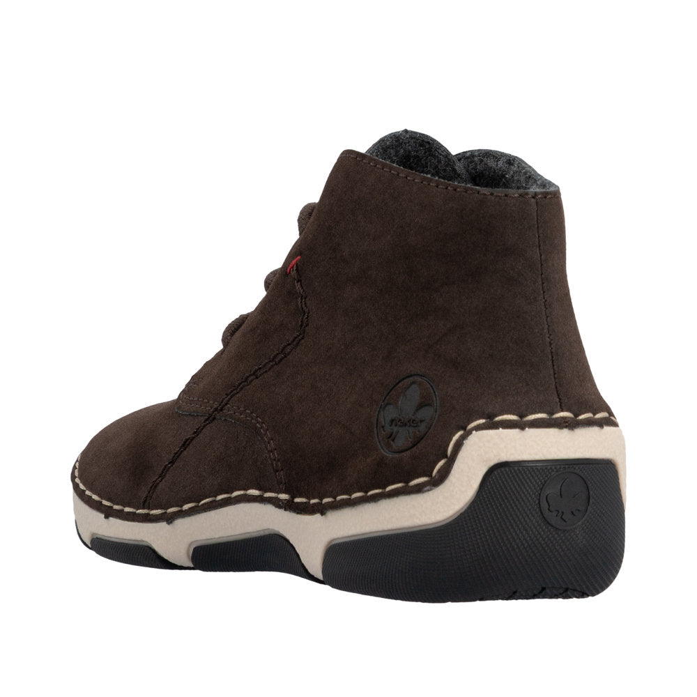 RIEKER Damen Schnürstiefel