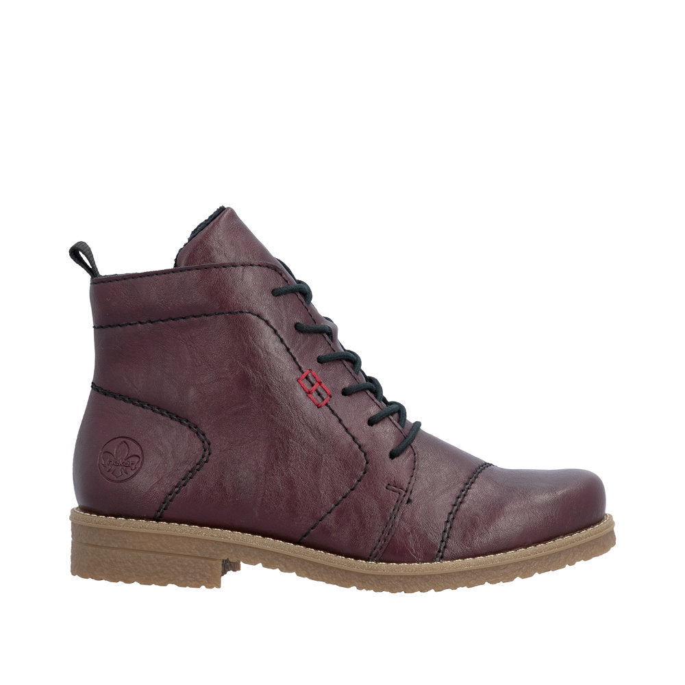 RIEKER Damen Schnürstiefel