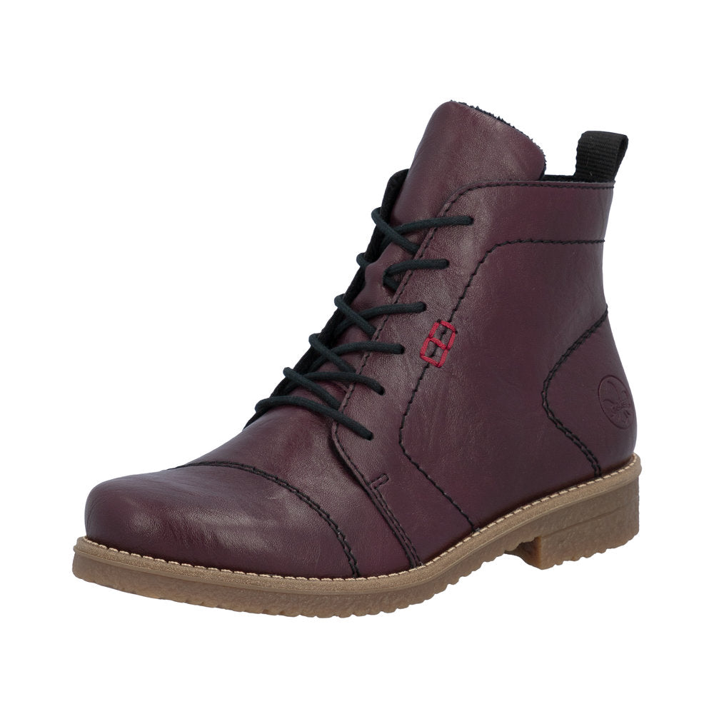 RIEKER Damen Schnürstiefel