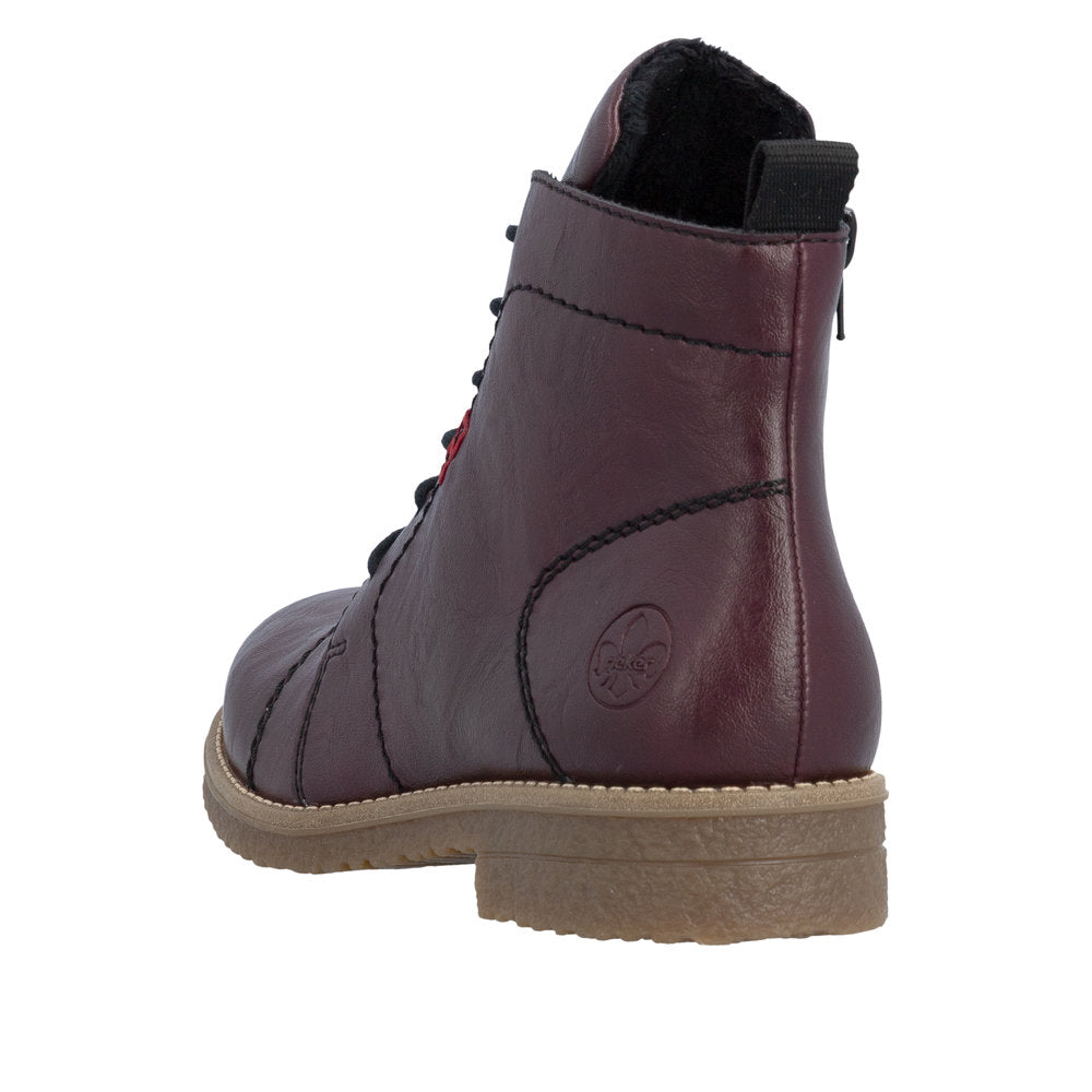 RIEKER Damen Schnürstiefel