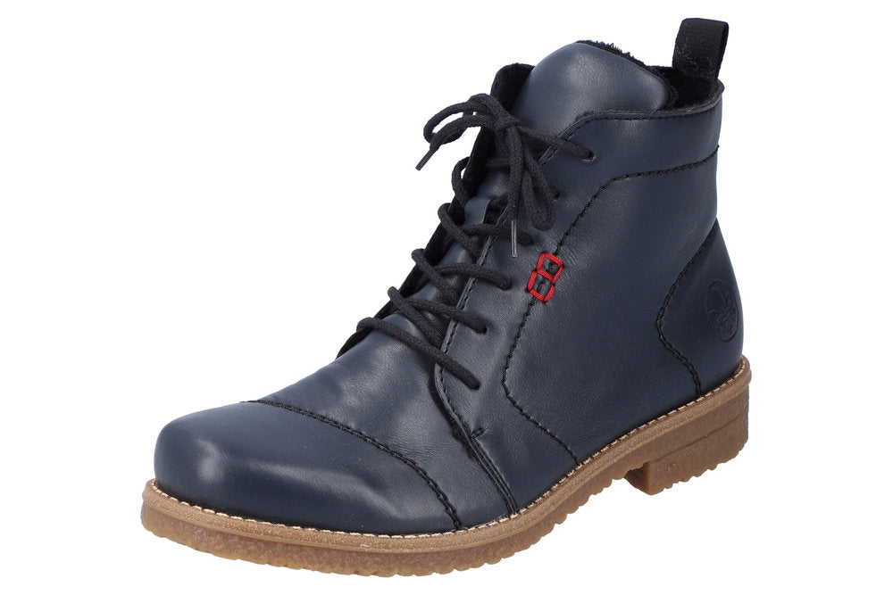 RIEKER Damen Schnürstiefel