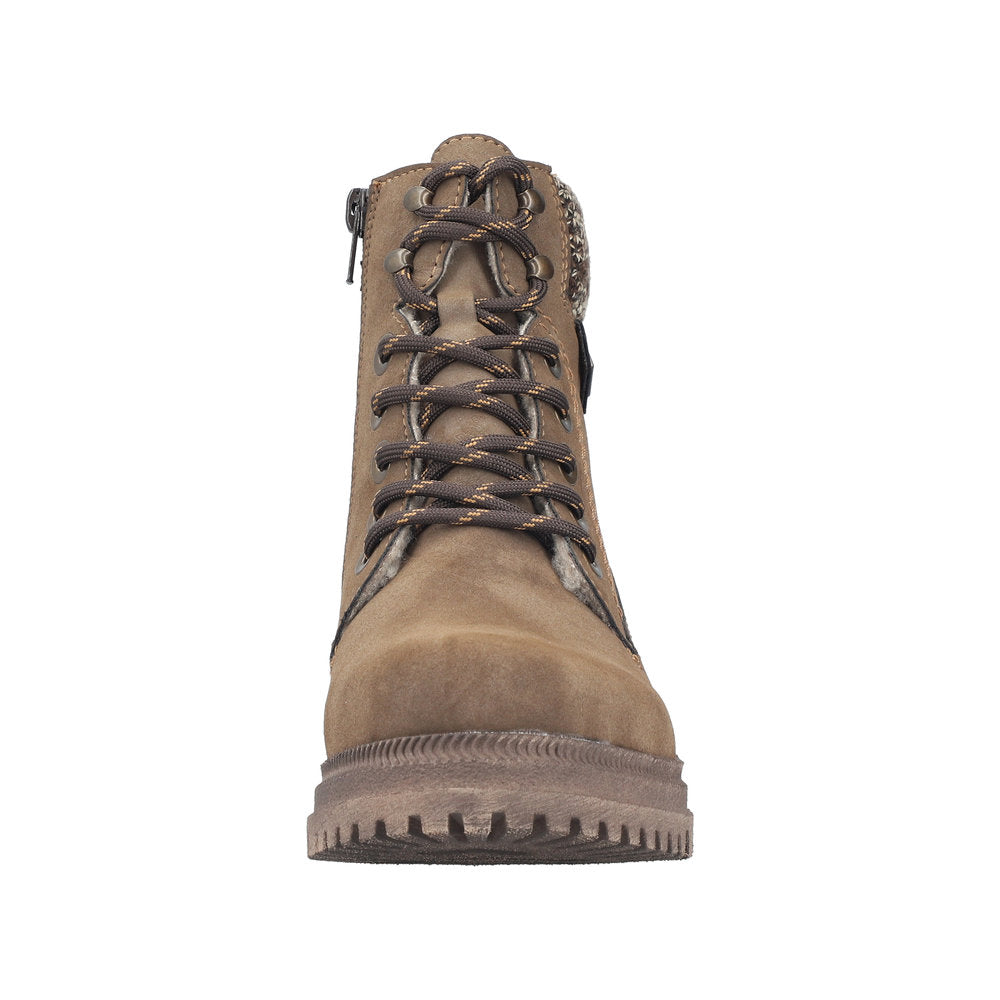 RIEKER Damen Schnürstiefel