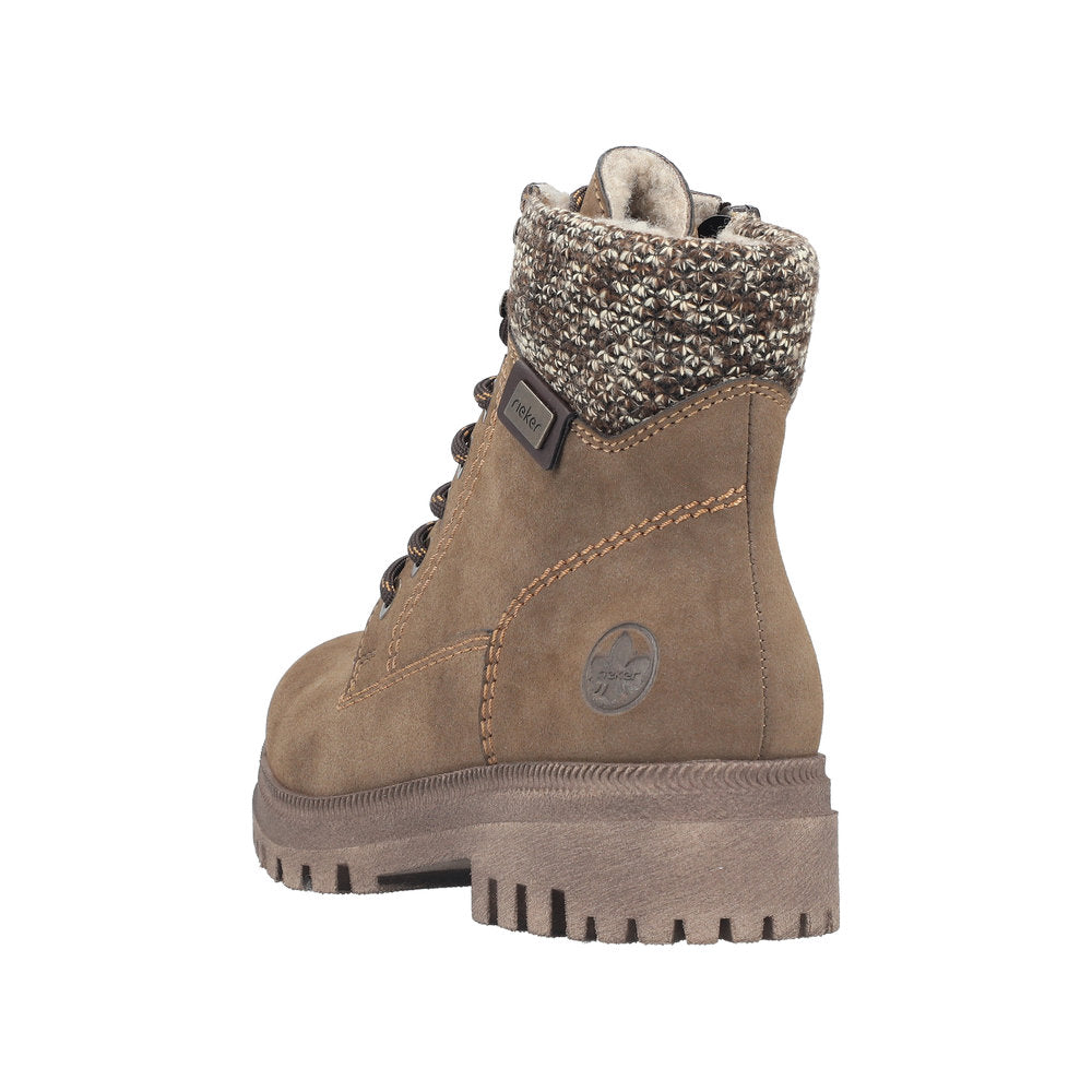 RIEKER Damen Schnürstiefel