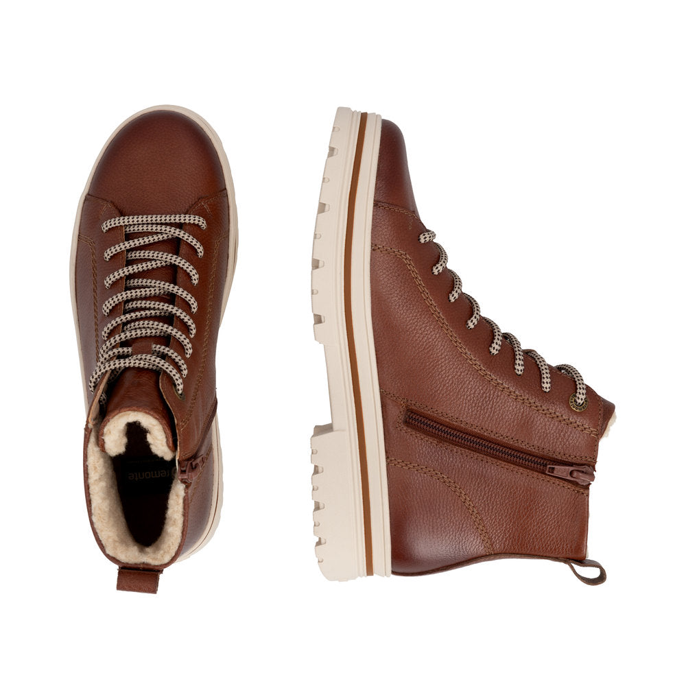 Remonte Stiefel mit Warmfutter in Braun