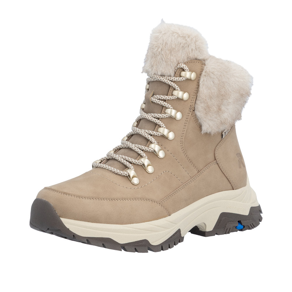 RIEKER Damen Schnürstiefel