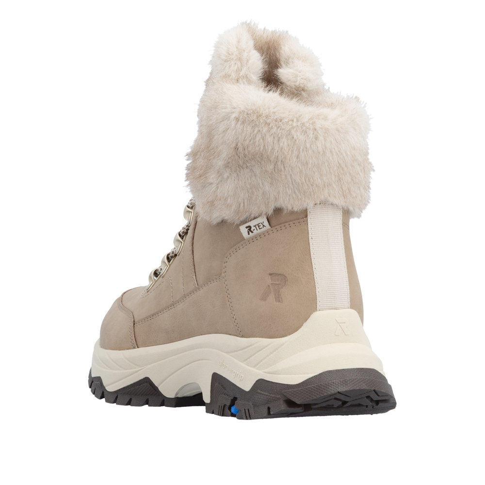 RIEKER Damen Schnürstiefel