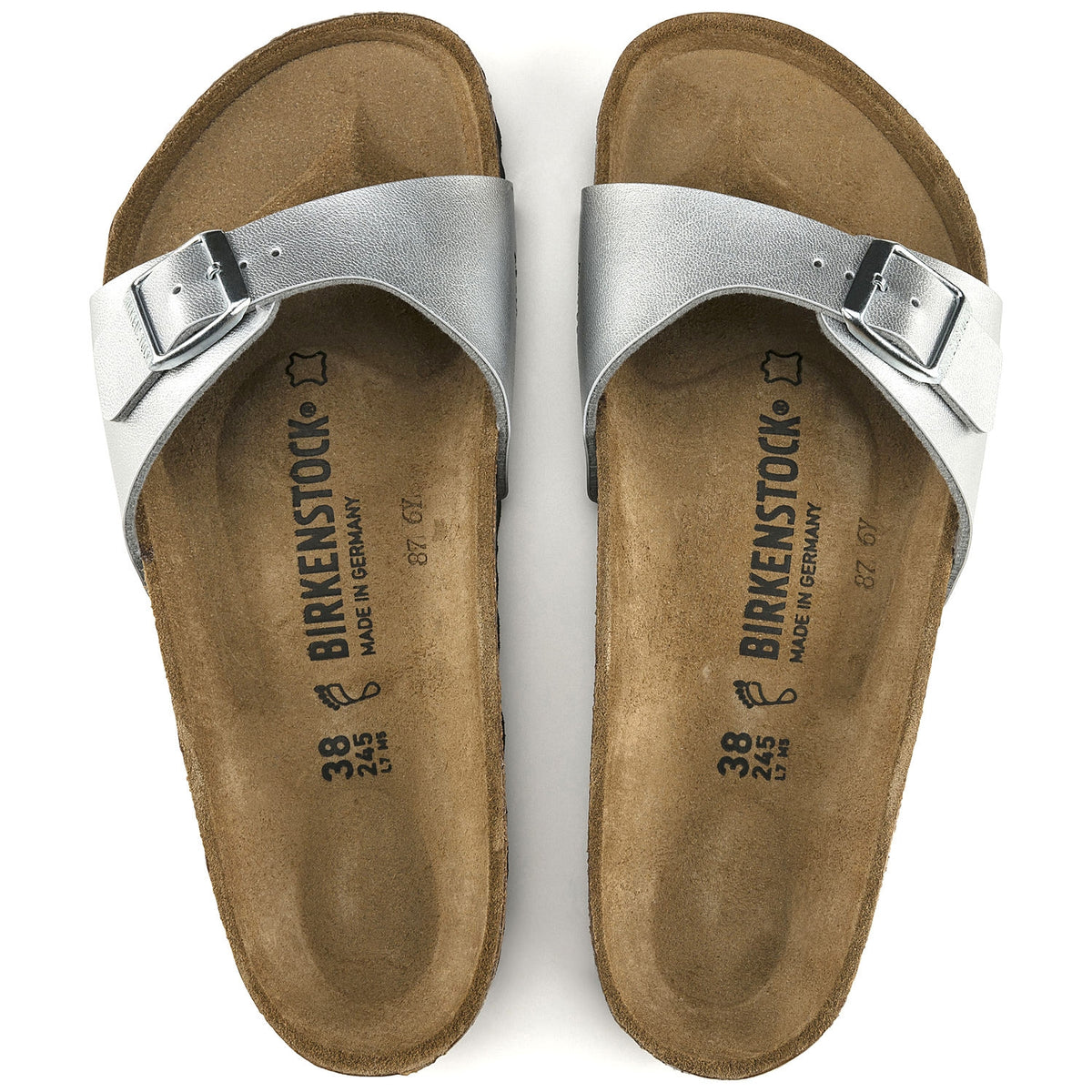 Birkenstock Clog in Silber